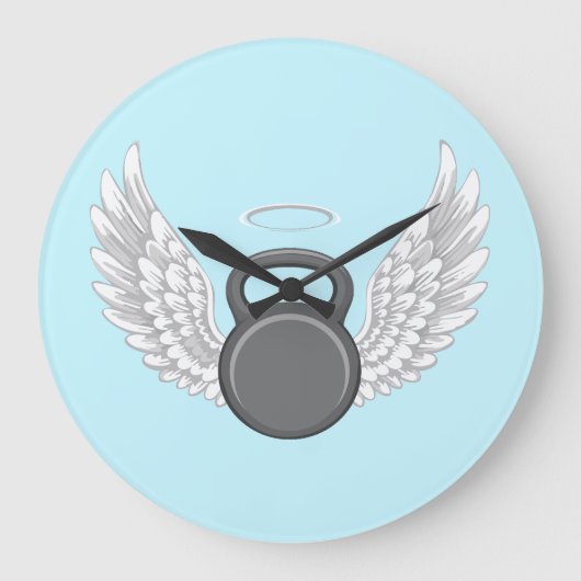 Kettlebell Heaven ラージ壁時計 (正面)