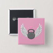 Kettlebell Heaven 缶バッジ (正面&裏面)