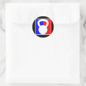 Kettlebell Proロゴシール ラウンドシール (バッグ)