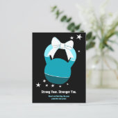 Kettlebell Stronger Year Stronger You Blue Black シーズンポストカード (スタンド正面)