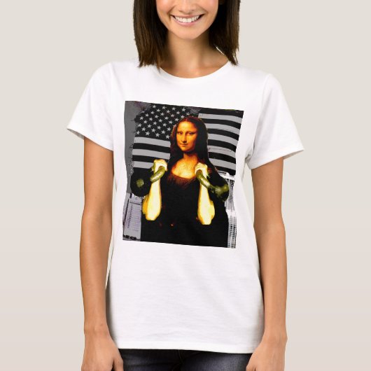 KettleBellsのモナ・リザ Tシャツ (正面)