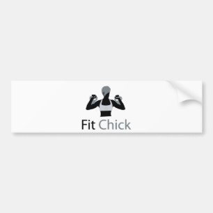 Kettlebellsの適当なひよこ バンパーステッカー