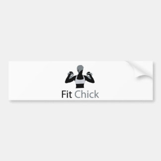 Kettlebellsの適当なひよこ バンパーステッカー