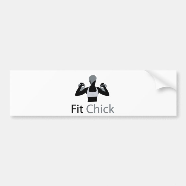 Kettlebellsの適当なひよこ バンパーステッカー (正面)