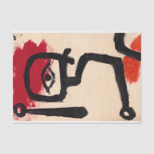 Kettledrummer by Paul Klee 薄葉紙 (正面)