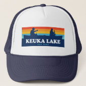 Keuka Lake New York Canoe キャップ (正面)