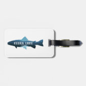 Keuka Lake New York Fish ラゲッジタグ (裏面横)