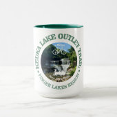 Keuka Lake Outlet Trail (サイクリングc) マグカップ (中央)