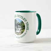 Keuka Lake Outlet Trail (サイクリングc) マグカップ (正面右)