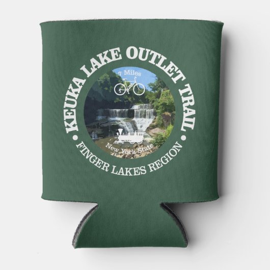 Keuka Lake Outlet Trail (サイクリングc) 缶クーラー (正面)