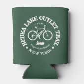 Keuka Lake Outlet Trail (サイクリングc) 缶クーラー (裏面)