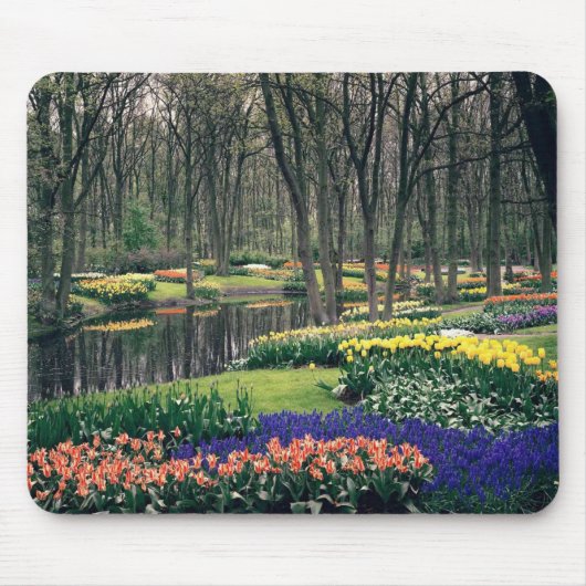 Keukenhofの花の宴会 マウスパッド (正面)