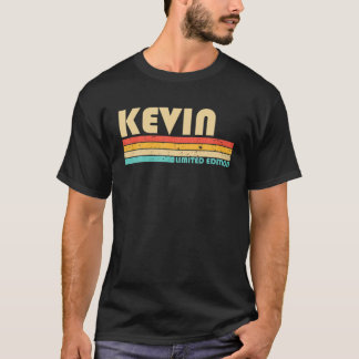 KEVIN名パーソナライズされたレトロおもしろいヴィンテージの誕生日 Tシャツ