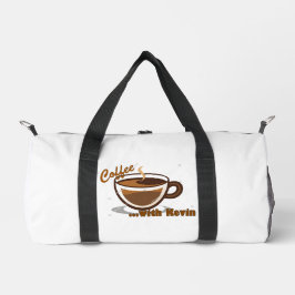 Kevin Branded コーヒー デュッフルバッグ ダッフルバッグ