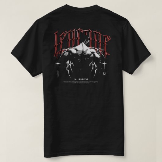 Kevin Levrone – メリーランド・ムッスル・マシーン Tシャツ (デザイン裏面)