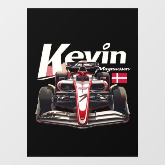 Kevin Magnussen、Formula 1ドライバ、KMAG20 ウィンドウサイン (シート)