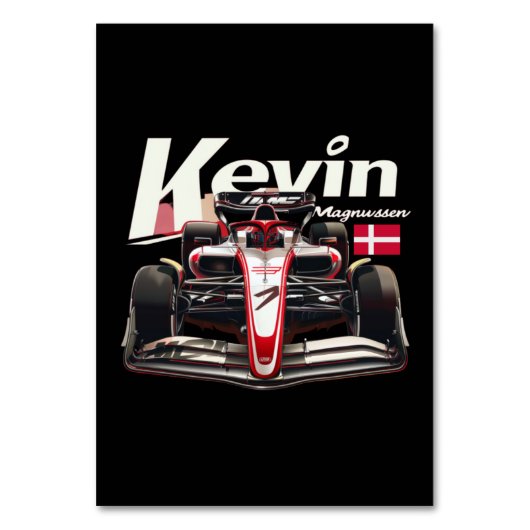 Kevin Magnussen、Formula 1ドライバ、KMAG20 テーブルナンバー (正面)