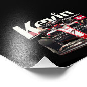 Kevin Magnussen、Formula 1ドライバ、KMAG20 フォトプリント (角)