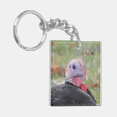 Kevin The Turkey - Old Wethersfield, CT (2写真) キーホルダー (正面左)