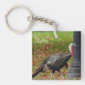 Kevin The Turkey - Old Wethersfield, CT (2写真) キーホルダー (正面)