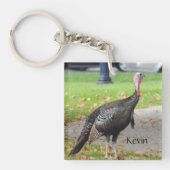 Kevin The Turkey - Old Wethersfield, CT (2写真) キーホルダー (正面)
