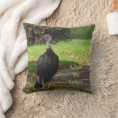 Kevin The Turkey - Old Wethersfield, CT （2辺） クッション (ブランケット)