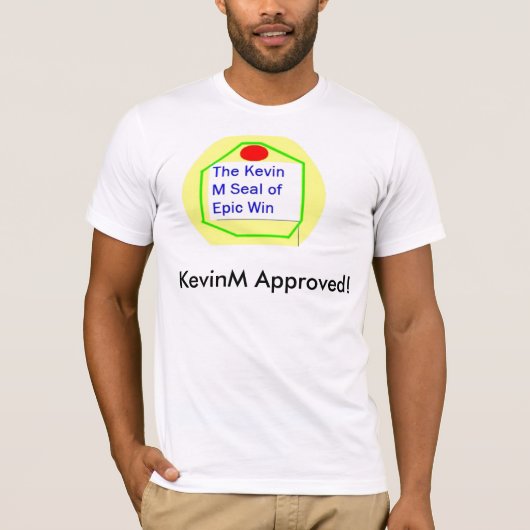 KevinMのデザイン Tシャツ (正面)