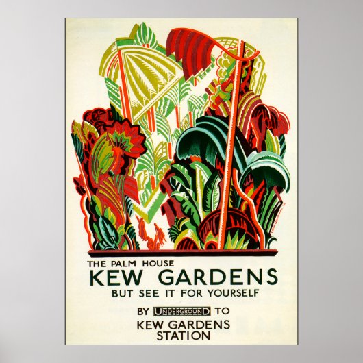 Kew Gardens – 英国 ポスター (正面)