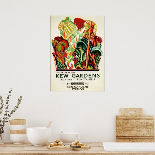 Kew Gardens – 英国 ポスター (キッチン)