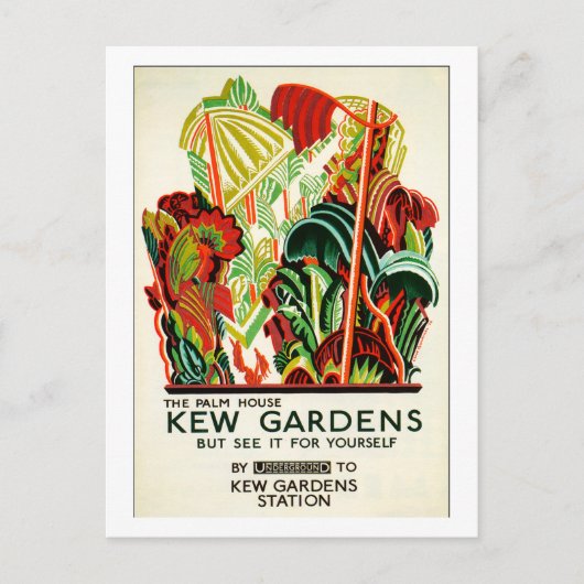 Kew Gardens – 英国 ポストカード (正面)