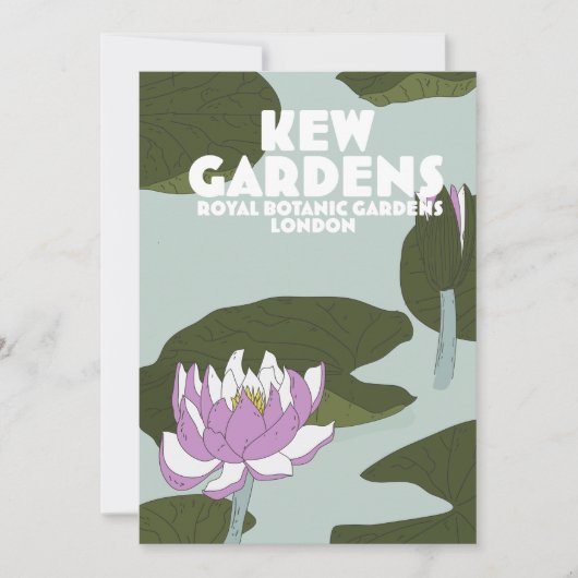 Kew Gardens London旅行ポスター シーズンカード (正面)