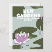 Kew Gardens London旅行ポスター シーズンカード (裏面)