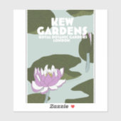 Kew Gardens London旅行ポスター シール (シート)