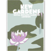 Kew Gardens London旅行ポスター シール (正面)