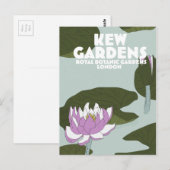 Kew Gardens London旅行ポスター ポストカード (正面/裏面)