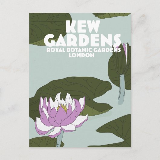 Kew Gardens London旅行ポスター ポストカード (正面)