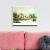 Kew PalaceはBrentfordから見て、Thoによって刻まれた キャンバスプリント (インサイチュ (リビング))