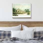 Kew PalaceはBrentfordから見て、Thoによって刻まれた キャンバスプリント (インサイチュ (寝室))