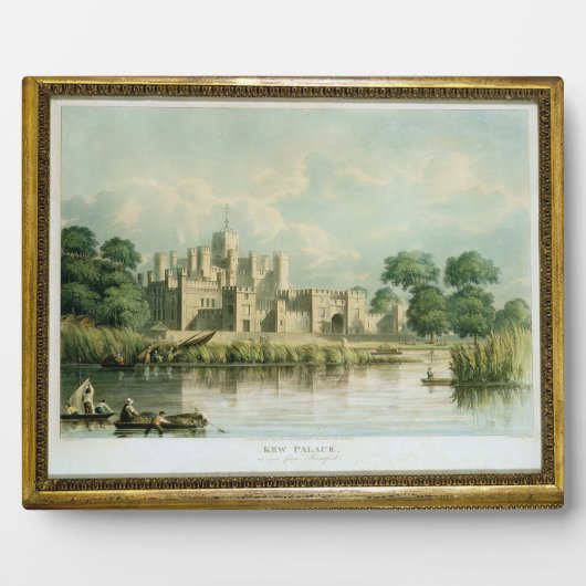 Kew PalaceはBrentfordから見て、Thoによって刻まれた フォトプラーク (正面)