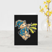 Kewpieベビーウィザー伝統的ドTattoo Flash カード (黄色い花)