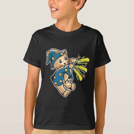 Kewpieベビーウィザー伝統的ドTattoo Flash Tシャツ (正面)