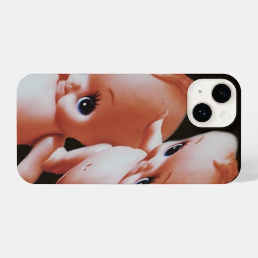 kewpie doll  iPhoneケース (裏面横)