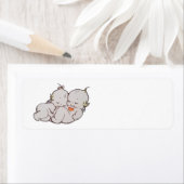 Kewpiesの抱きしめる宛名ラベル ラベル (インサイチュ)