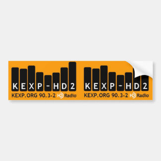 KEXP-HD2バンパーステッカー バンパーステッカー
