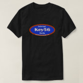 Key56 Radio Black T-Shirt Tシャツ (デザイン正面)