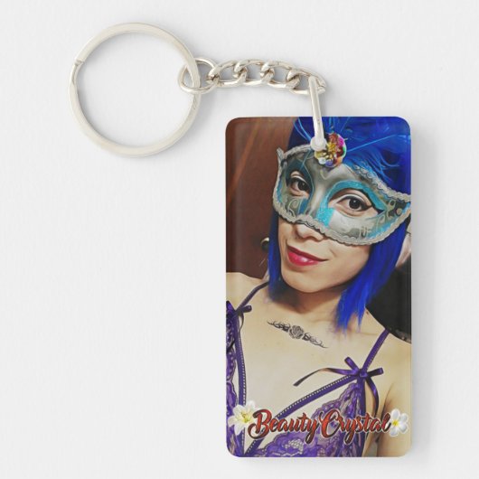 KEY CHAIN BEAUTYCRYSTAL 2 キーホルダー (正面)