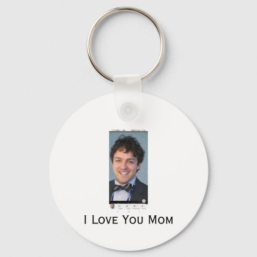 Key Chain I Love You Mom キーホルダー (正面)