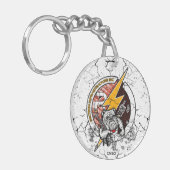 KEY-CHAIN INFRASIC BLANC キーホルダー (正面左)