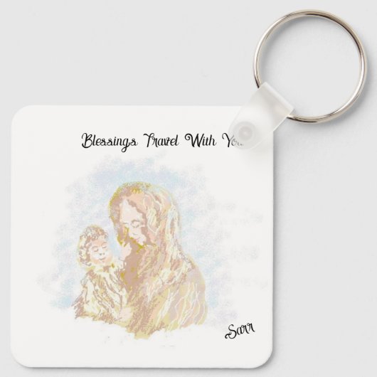 Key Chain  : Travel  Blessings . キーホルダー (裏面)