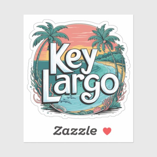 Key Largo シール (シート)